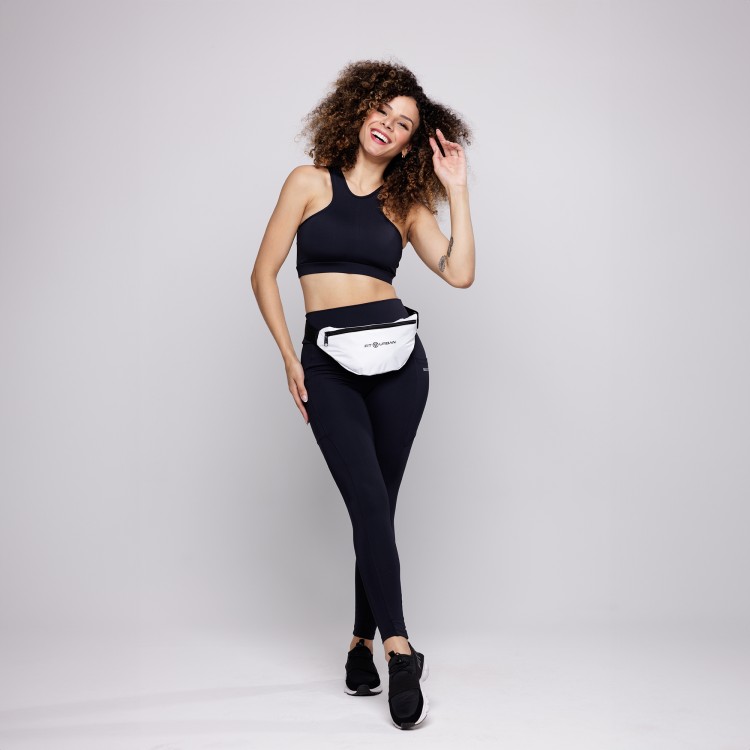 Pochete Fitness Nylon Branca