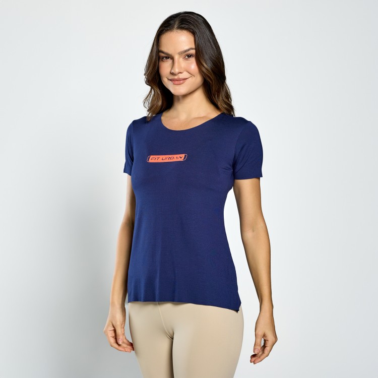 Blusa Fitness Comfort Marinho