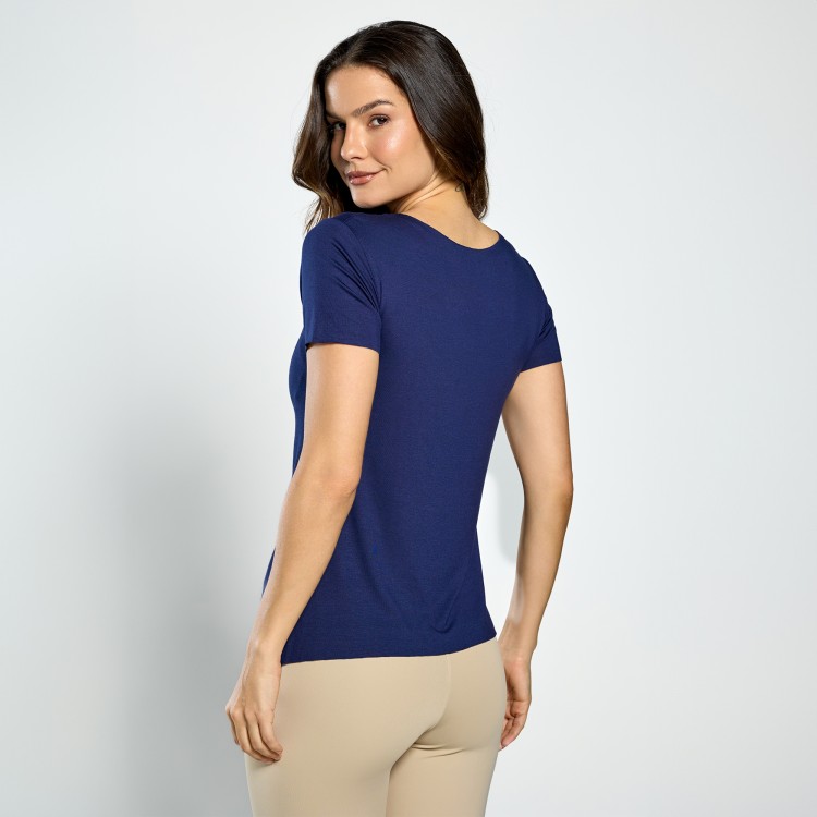 Blusa Fitness Comfort Marinho