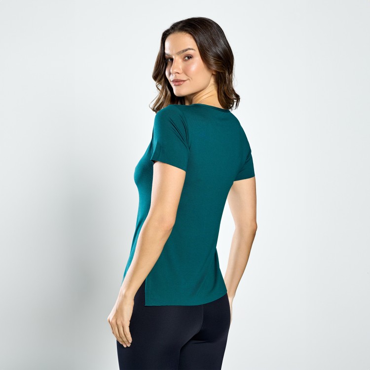 Blusa Fitness Live Verde Escura