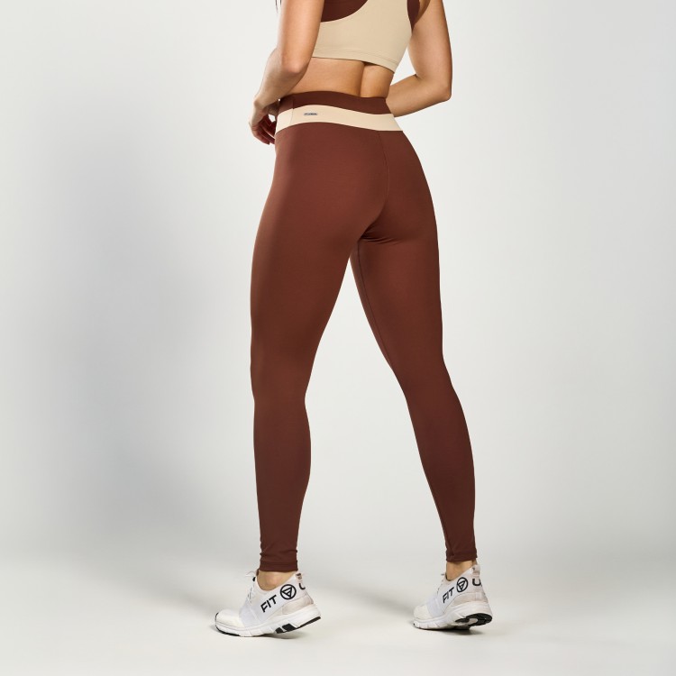Calça Legging Poliamida Harmonia Café