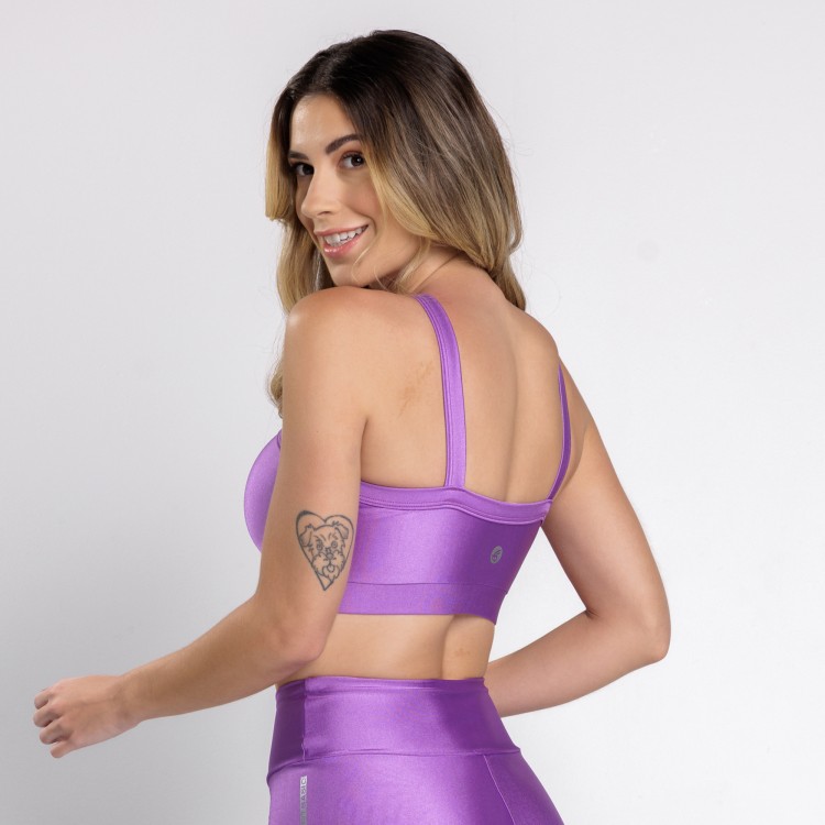 Top Glow Trapézio Uva