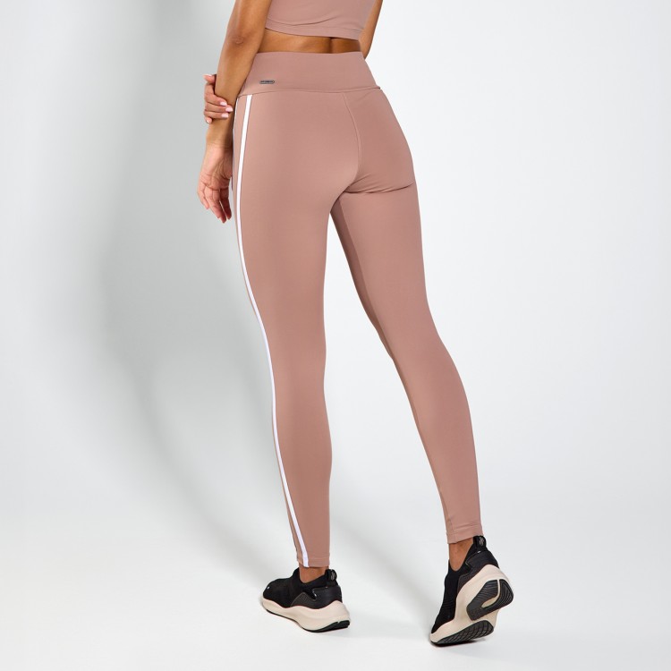 Calça Legging Poliamida Sinergia Areia
