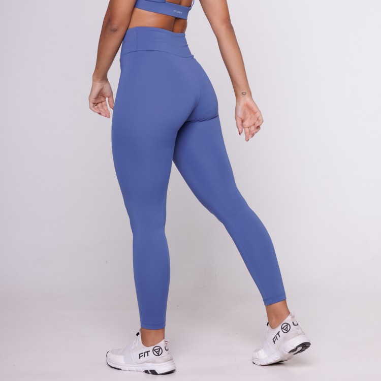 Calça Legging Poliamida Azul