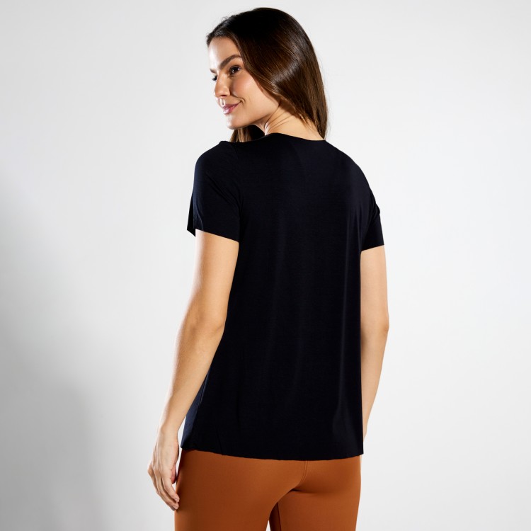 Blusa Fitness Preta Vibrations